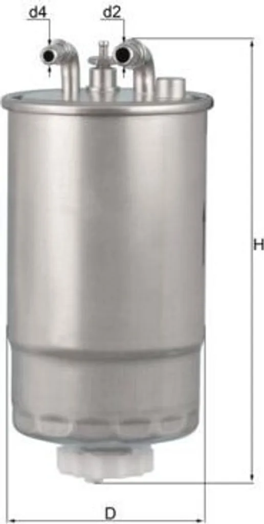 Filtre à carburant KNECHT KL 568 haute performance pour moteur diesel