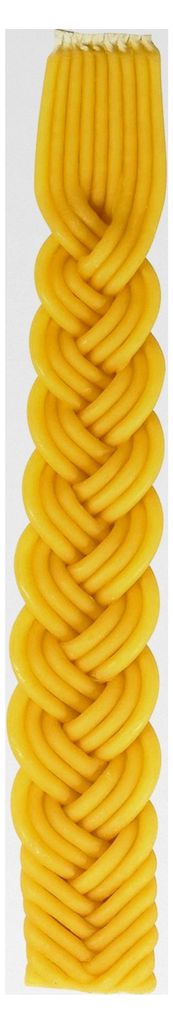 Hawdala Kerzen, geflochten, handgetaucht, 100% reines Bienenwachs, Kerzen für den Sabbat