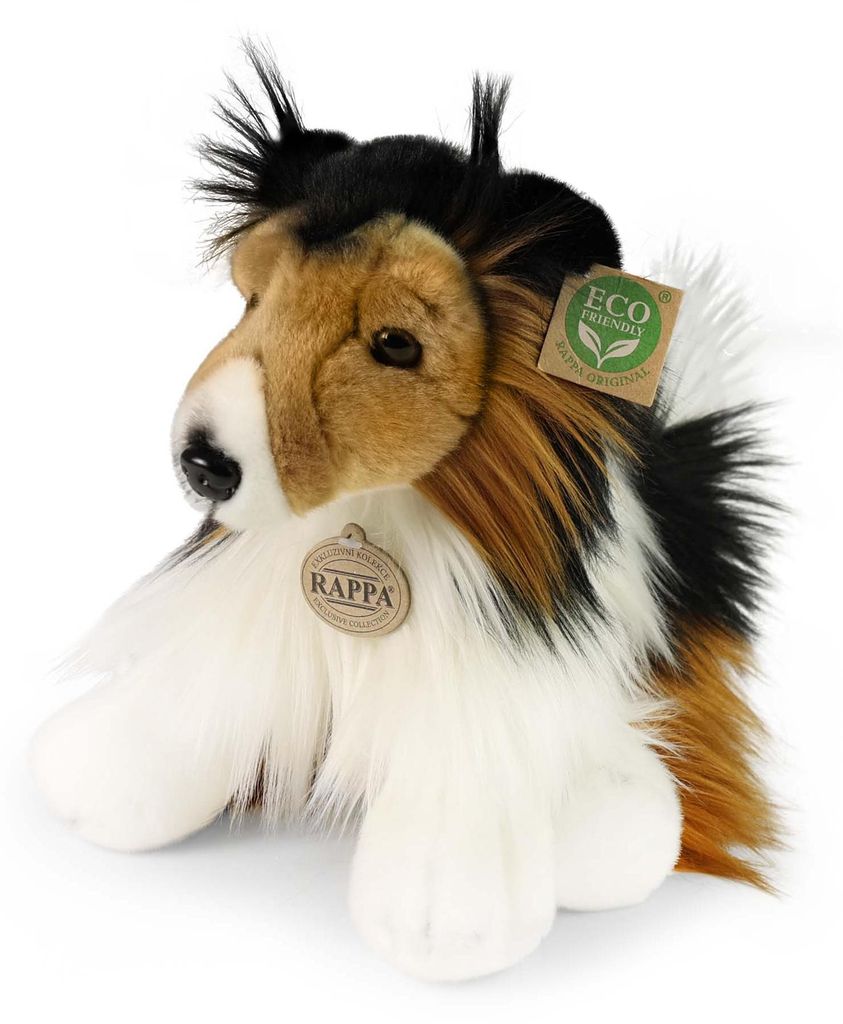Rappa Plüschhund Rough Collie 28 cm umweltfreundliches Spielzeug