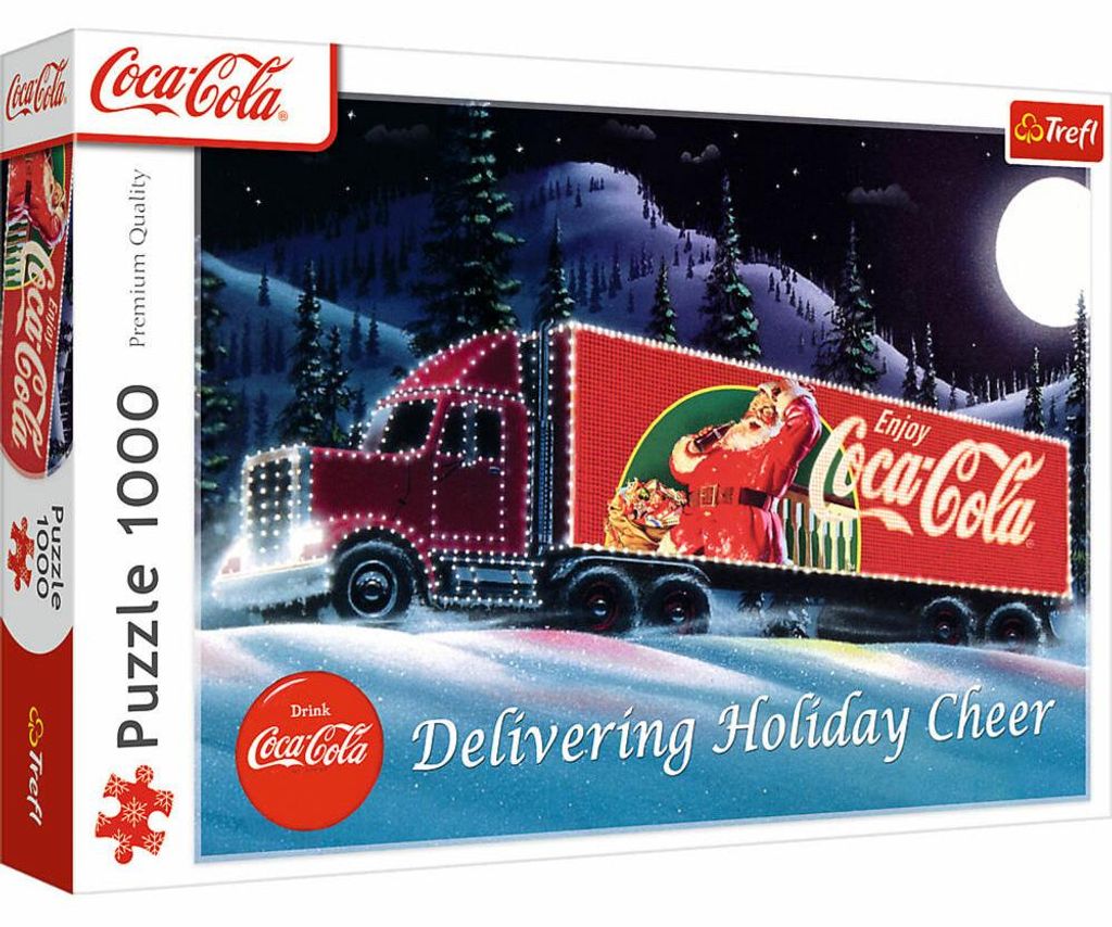 Trefl - Coca-Cola, Weihnachtstruck - Puzzle 1000 Elemente - Produktbild 