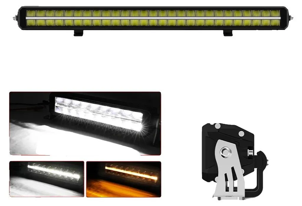 Barre lumineuse LED 32 pouces double rangée étanche IP67 pour auto
