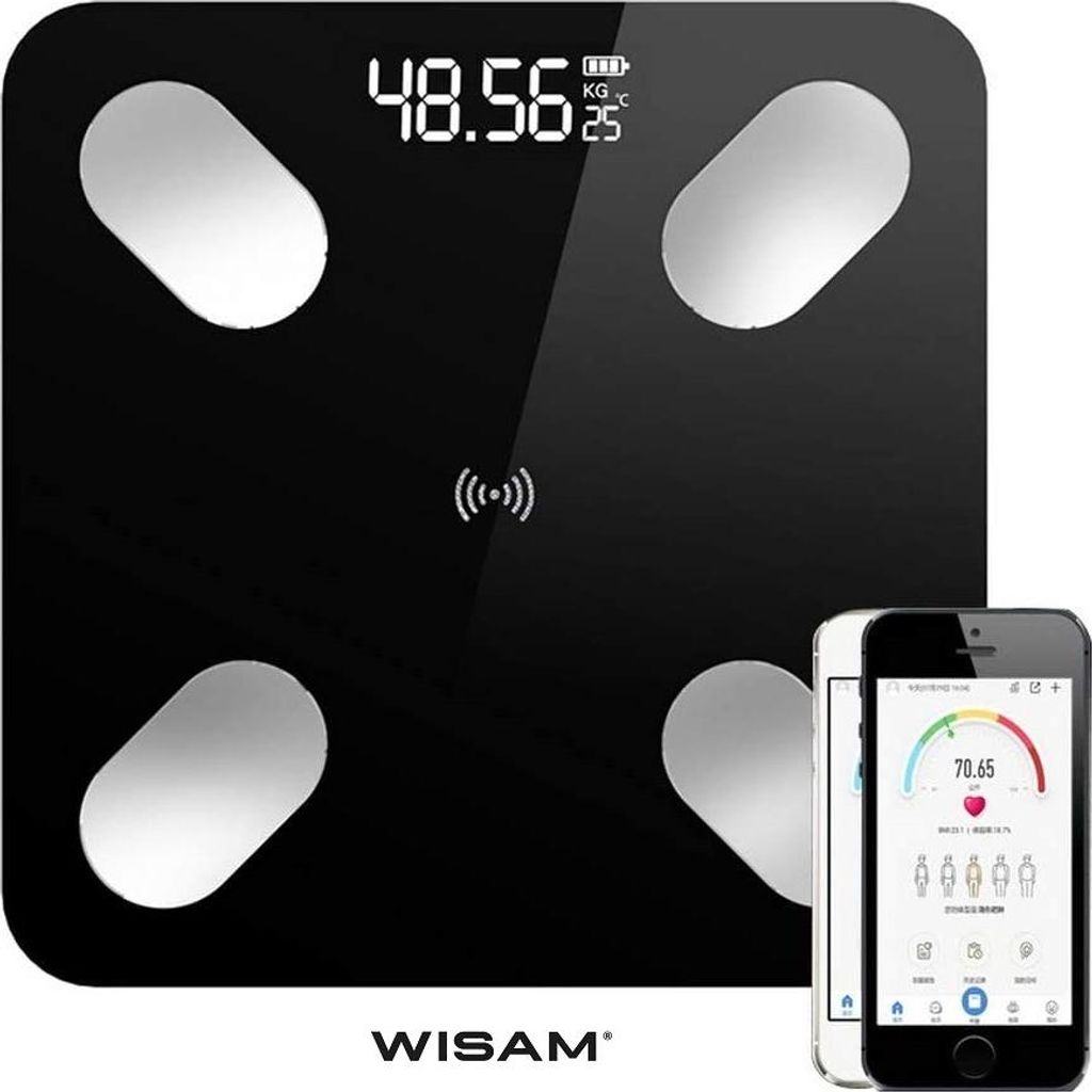 Wisam B2017 Smart App - Pèse-personne numérique avec mesure Image du produit 