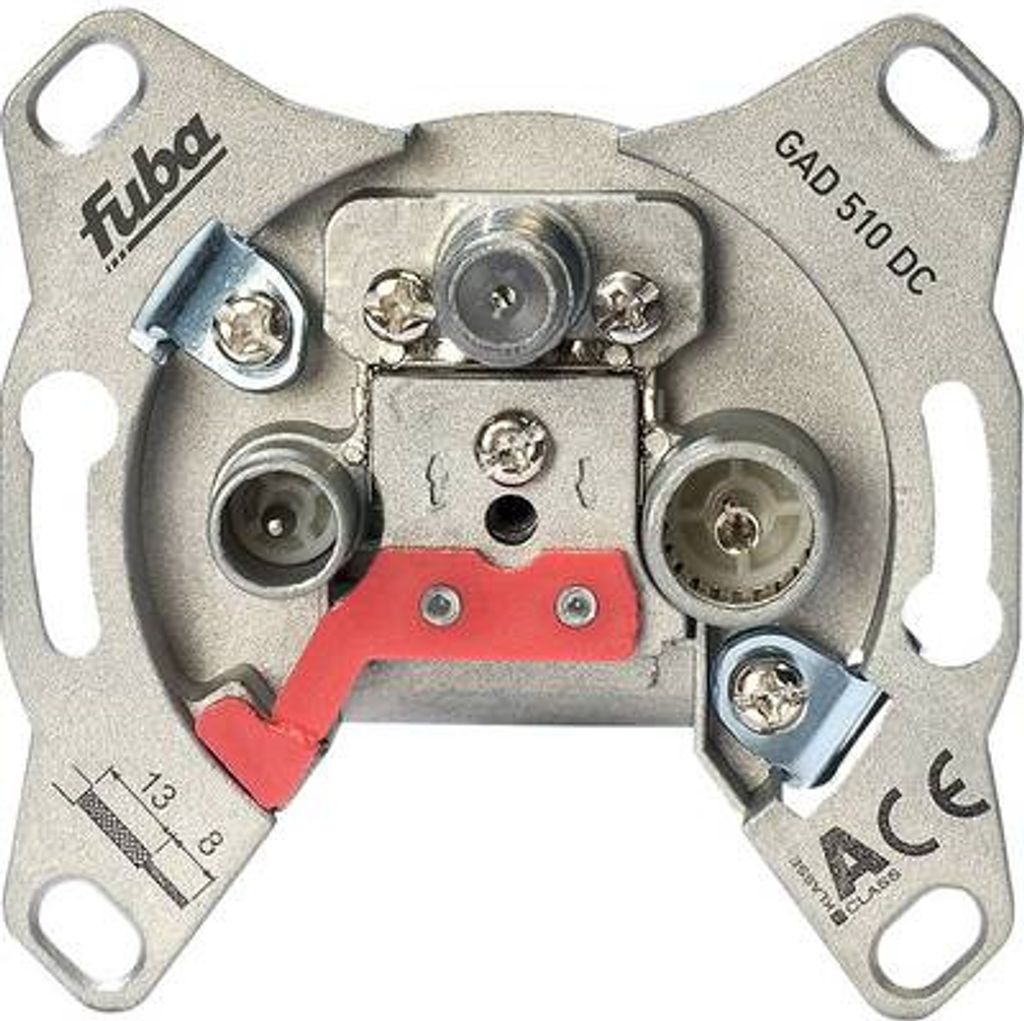 Fuba GAD 510 DC Prise de passage 3 trous 10 dB - SAT DVB-C Image du produit 