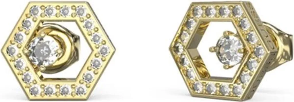 Analisi Orecchini Guess JUBE04651JWYGT-U | Acciaio e Pavé Oro