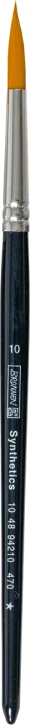 Pinceau de Peinture Synthétique Taille 10 BRUNNEN - Lot de 12 Unités