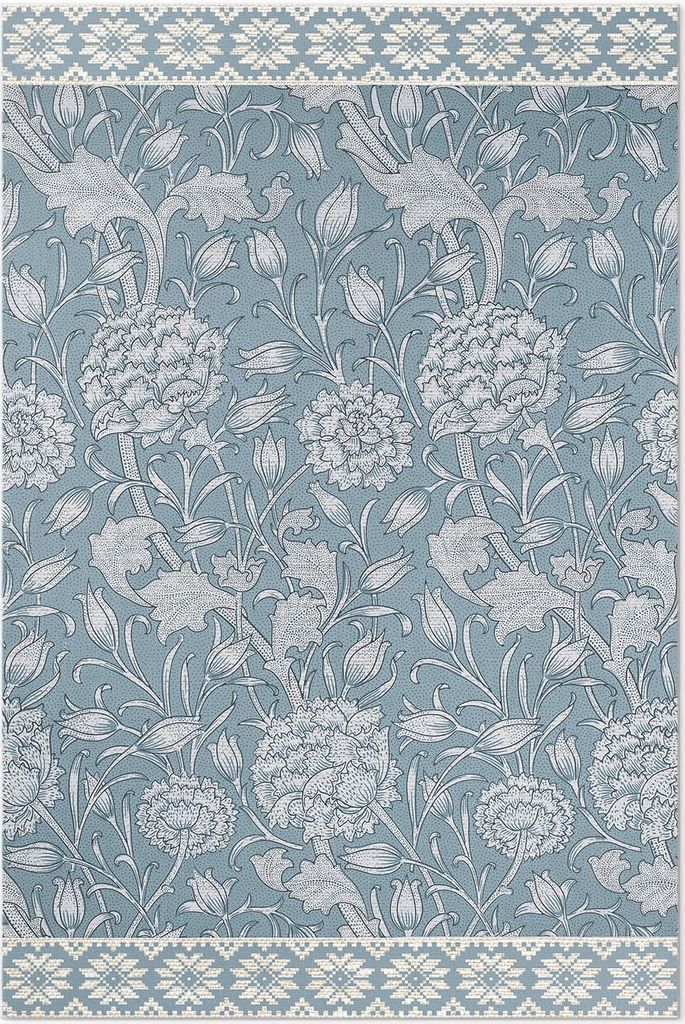 Tulpe von William Morris – Vinyl Fußmatte – 150x225 cm – Rutschfest, Pflegeleicht & Langlebig