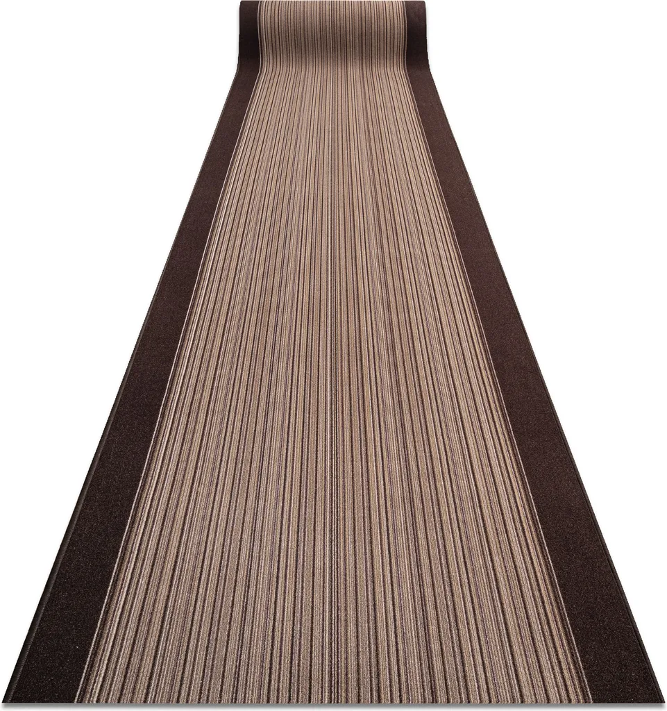 Tapis CARNABY marron 67x140 cm anti-salissure - Solution sols glissants