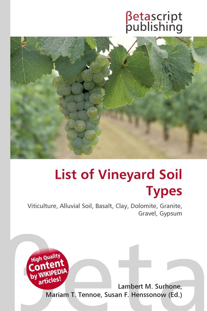 List of Vineyard Soil Types