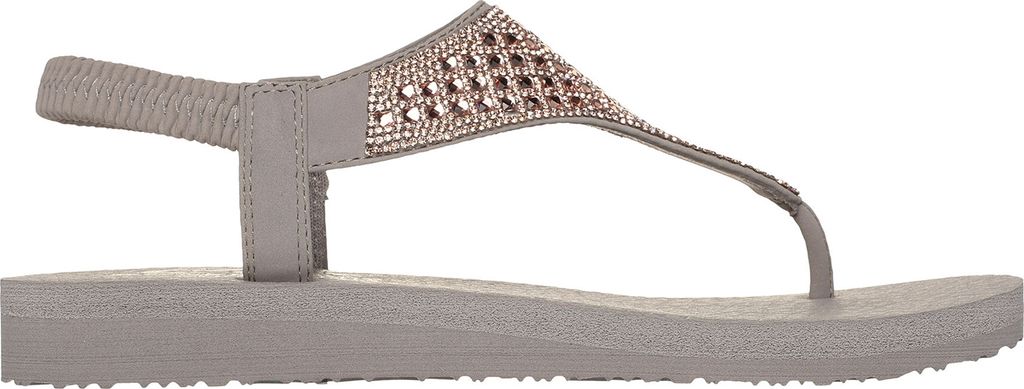 Skechers Damen Sandalette in Grau, Größe 40 Produktbild 2