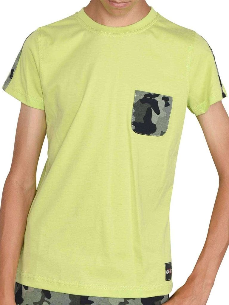 BEZLIT Jungen T-Shirt in vielen Farben Hellgrün 104/110