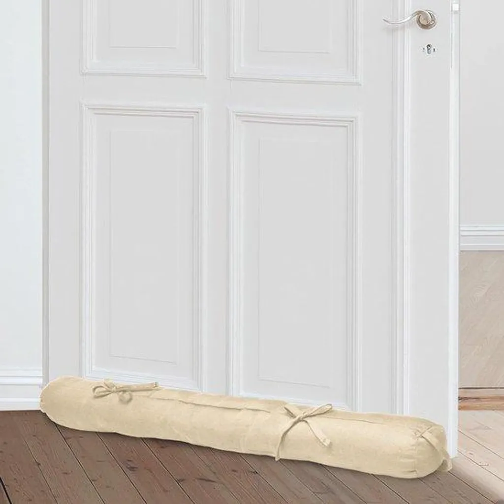 Boudin de porte acoustique 100cm crème contre le froid et les bruits
