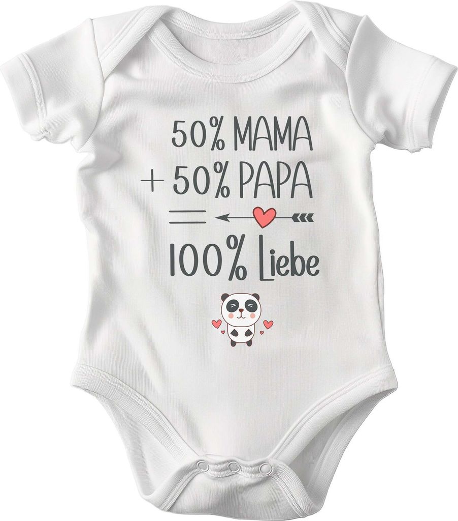 22Feels Baumwolle Unisex Babybody Kurzarm Weiss Strampler Babyparty Geschenk Babshower Schlupfkragen Weicher Einteiler für Neugeborene Babys (0-3M)