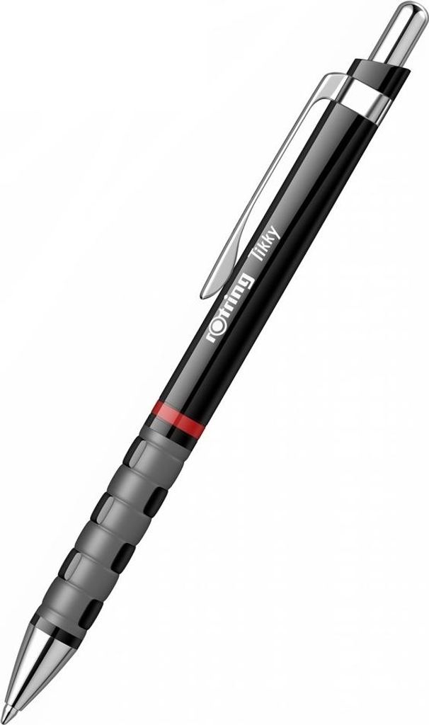 rotring Druckkugelschreiber Tikky schwarz Produktbild 