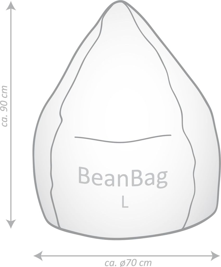 Sedací vak EASY L smaragdový Obrázok produktu 7