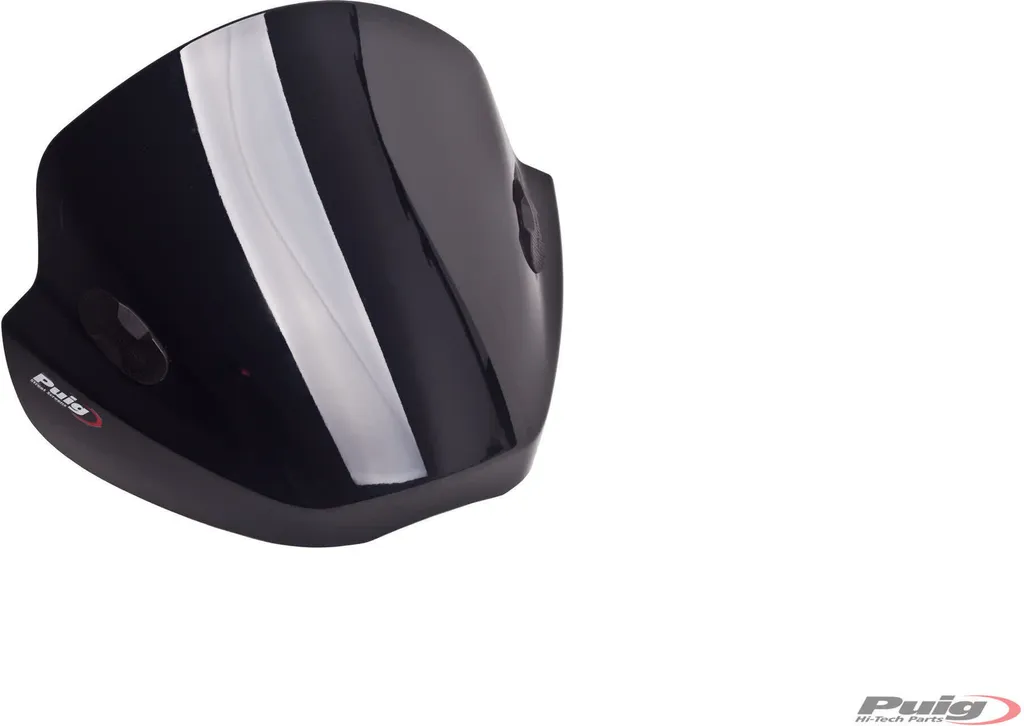 Pare-brise PUIG Trend homologué ABE noir 320x410mm pour moto Kawasaki