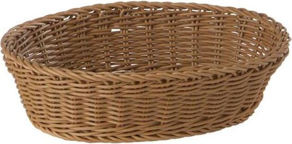 Buffetkorb Brotkorb Beige robuste Ausführung BxTxH: 32 x 23 x 7 cm