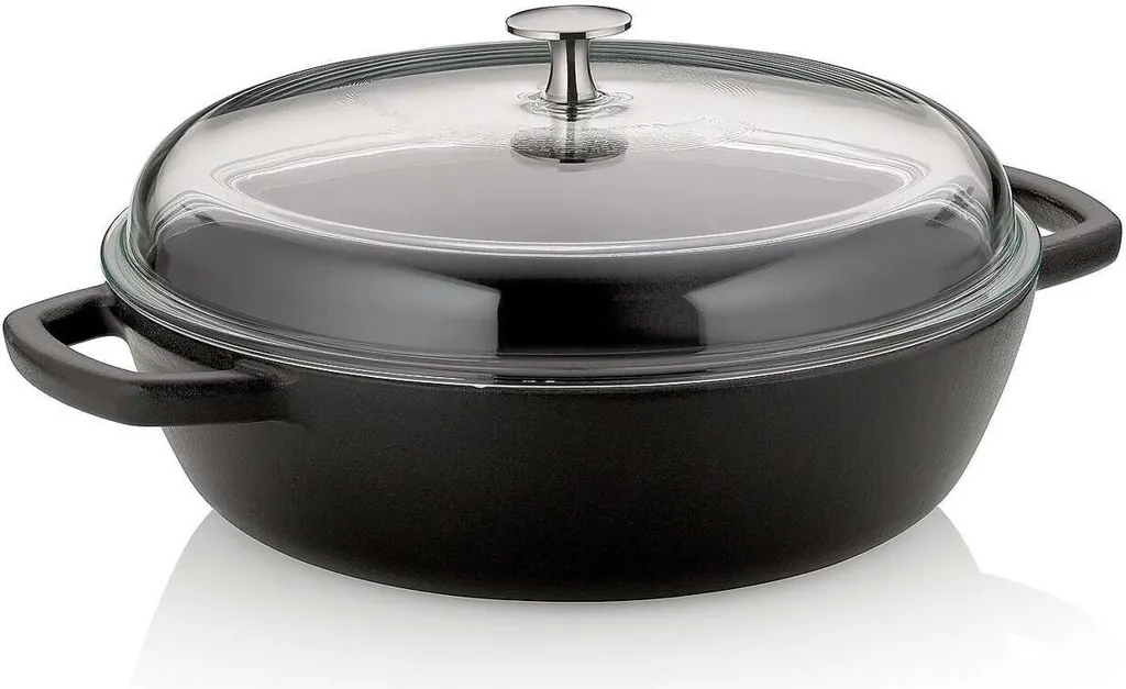 Padella in Ghisa KELA Calido 28cm 3,8L - Sapore Tradizionale Nero