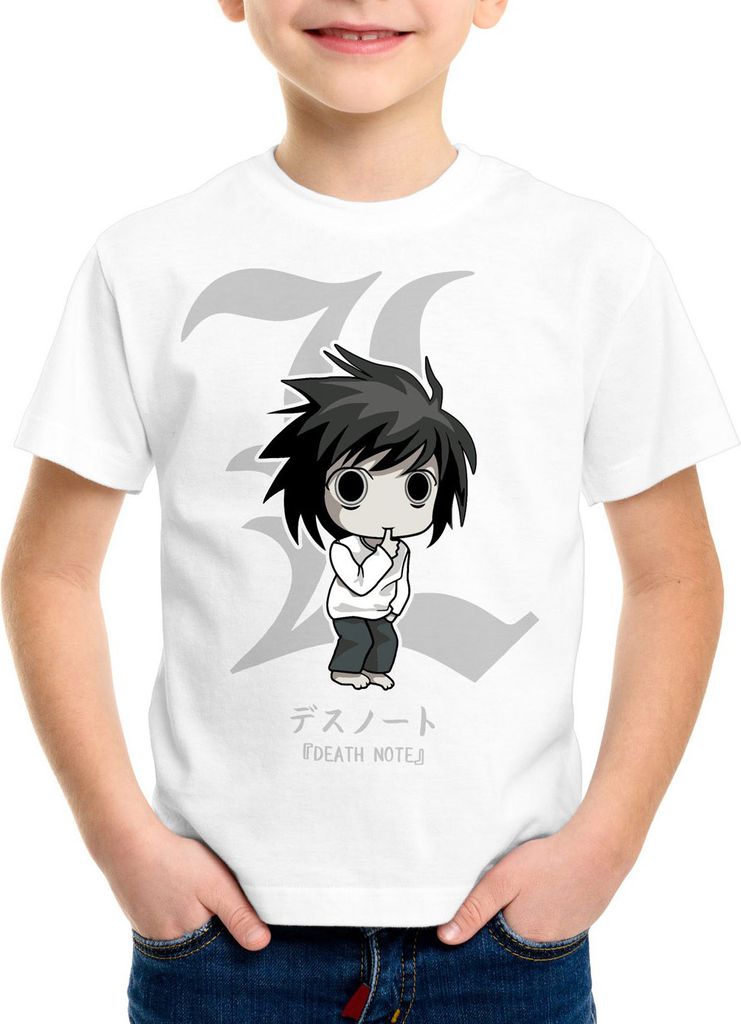 style3 L note death Kinder T-Shirt Notizbuch Anime Manga Yagami