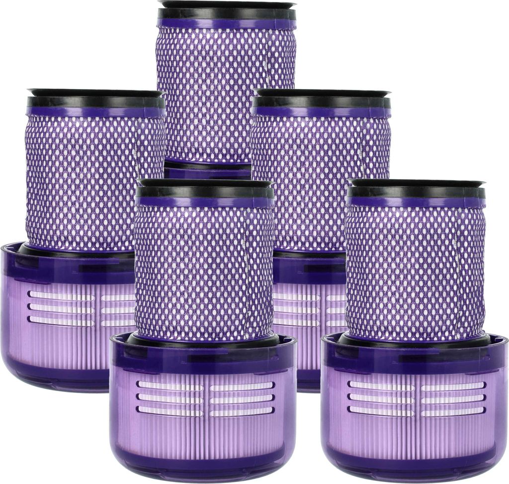 vhbw 5x Staubsaugerfilter kompatibel mit Dyson V12 Slim, Produktbild 