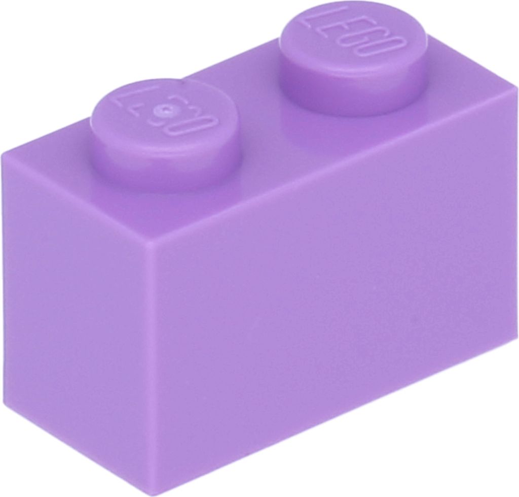 Lego 50 Stück 3004 Stein Brick 1x2 Part Basic Steine 50 Mittleres Lavendel