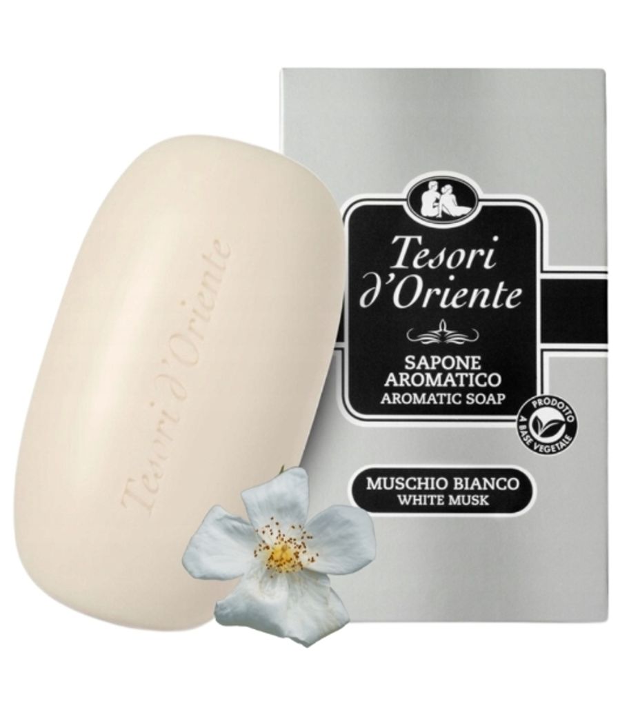 Tesori d'Oriente, Mydło w kostce Białe Piżmo, 125g Produktbild 