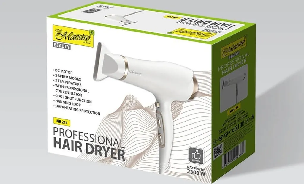 Sèche-cheveux Feel-Maestro 2300W séchage ultra rapide et mode ionique - 3