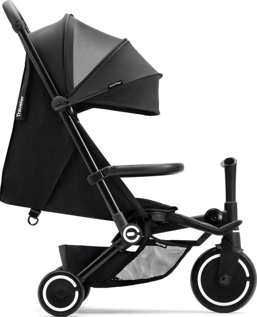 SmarTrike Traveler - Black | Zusammenklappbarer Buggy