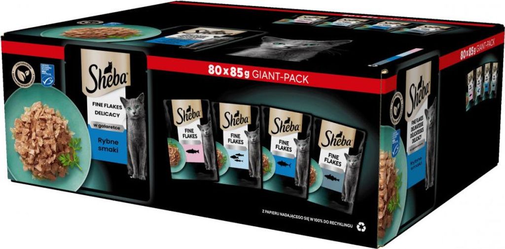 Sheba 4770608257828, Adult, Kabeljau, Lachs, Thunfisch, Produktbild 