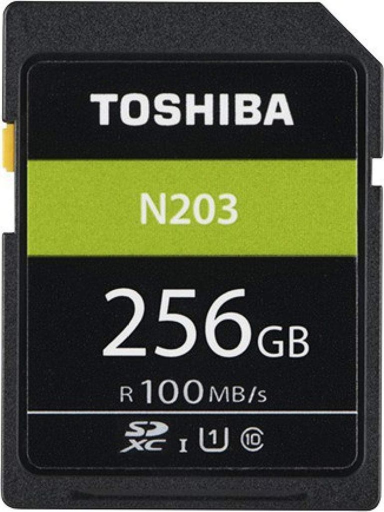 Toshiba High Speed N203 - Flash-Speicherkarte - 256 GB - UHS-I U1 / Class10 - SDXC UHS-I - Schwarz