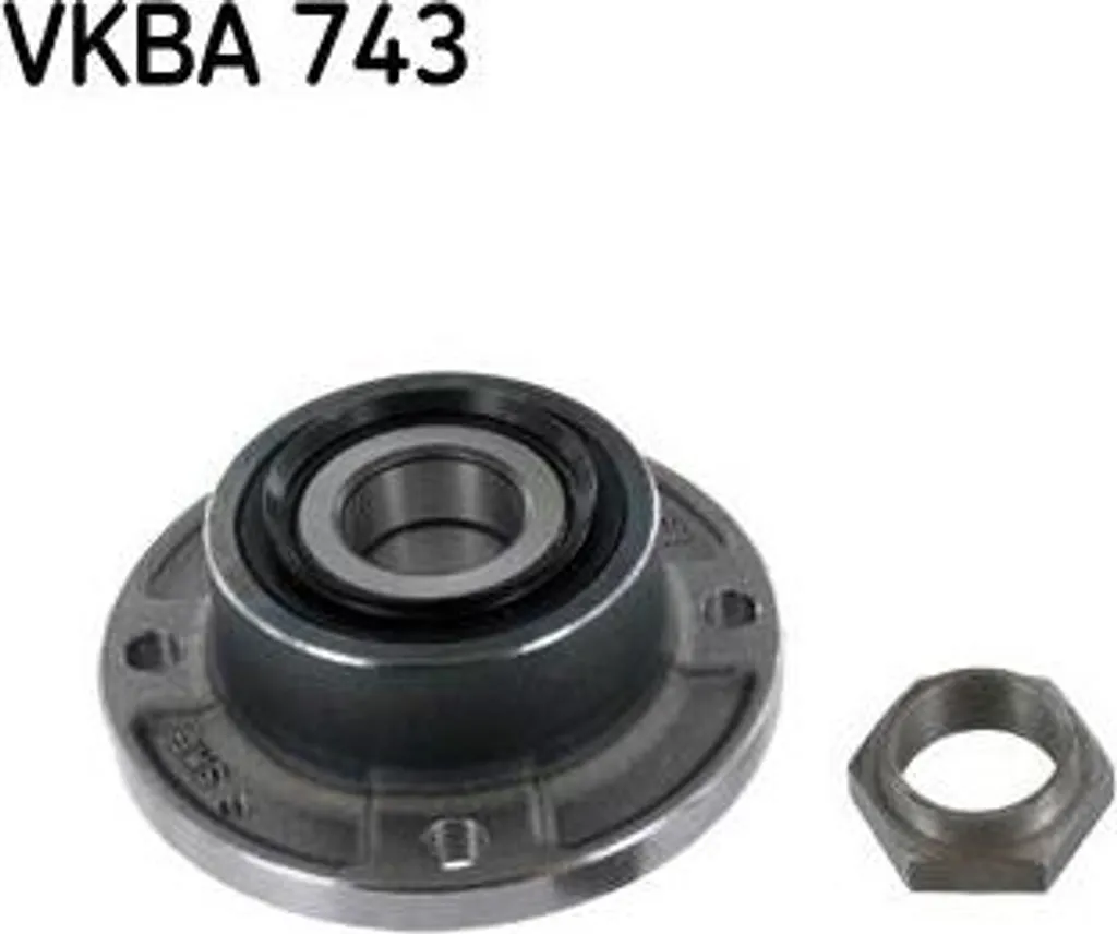 Kit Roulement de Roue Arrière SKF VKBA 743 pour Citroën BX et C15