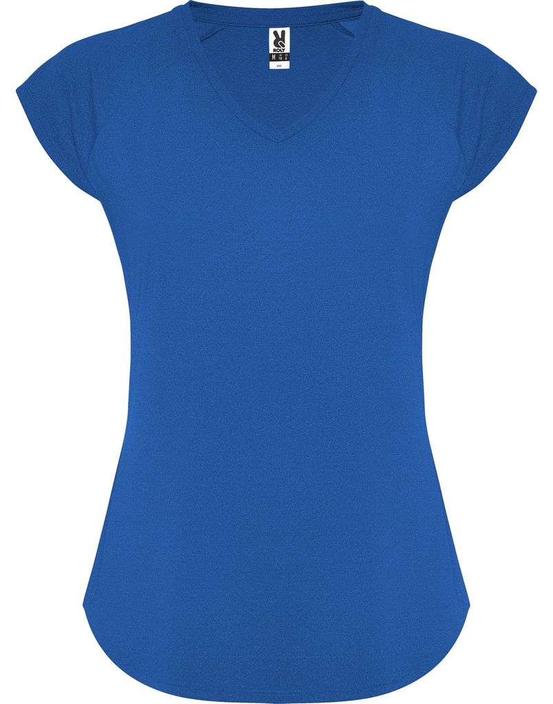 Roly Sport - "Avus" T-Shirt V-Ausschnitt für Damen LT3020 (L) (Königsblau)