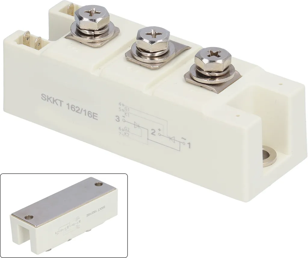 Module Thyristor SKKT 162/16E Pont Redresseur 1600V SEMIPACK 2 Original - 7