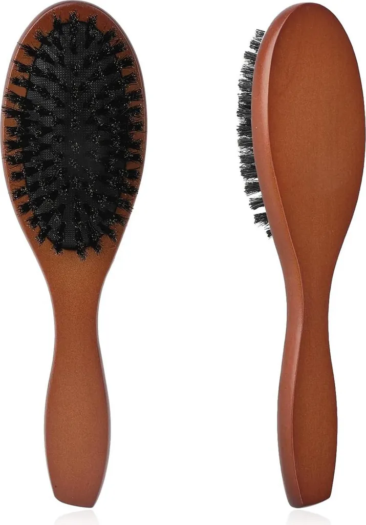 Brosse à cheveux de sanglier idéale pour lissage et soin des racines