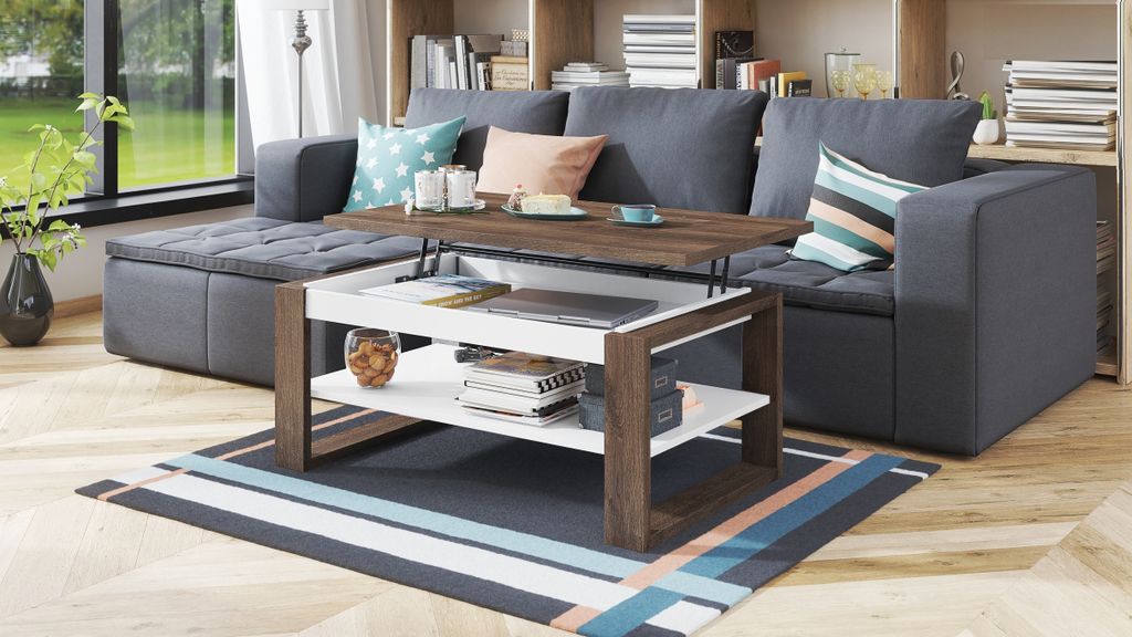 Design Couchtisch Multifunktion Arbeitstisch Tisch Nuo Ablage Esstisch