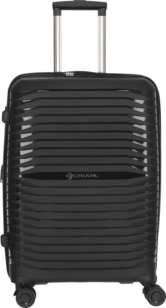 Stratic Bright+ - 4-Rollen-Trolley 66 cm M erw. (black) Produktbild 