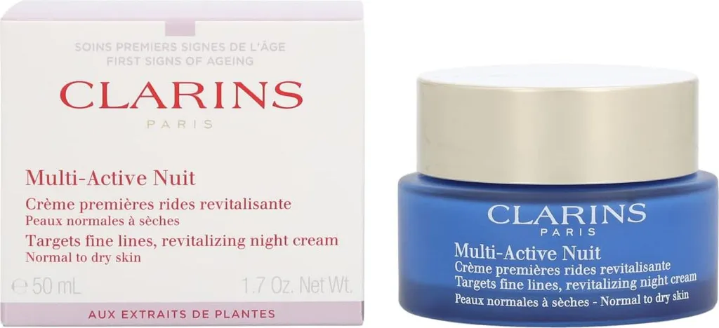 Clarins Nutri-Lumière Crema Notte 50ml - Antietà Nutriente per Pelli Mature