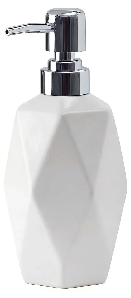 Distributeur de savon blanc pour évier et buanderie style moderne 400 ml