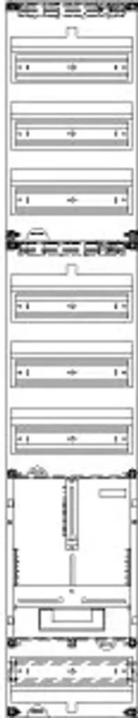 Armoire pour compteurs électrique - Panneau vide Eaton ZSD-L19/V6/Z3