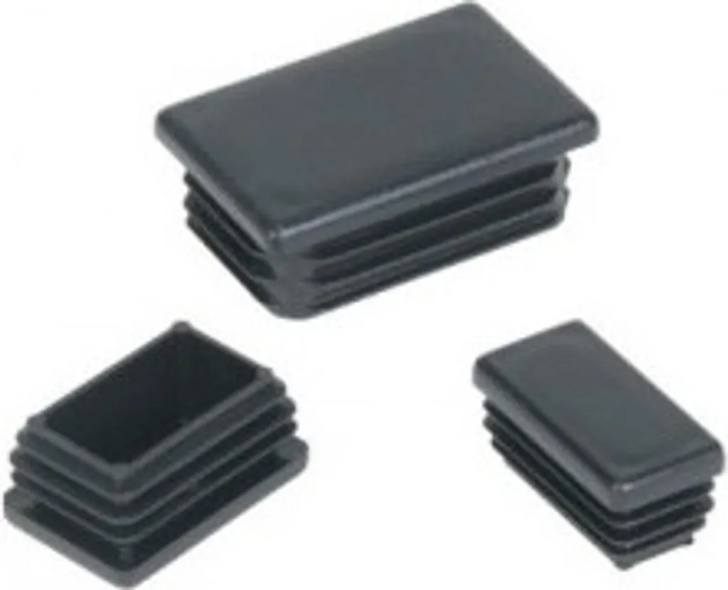 Bouchon rectangulaire en acier 40x100mm - Lot de 100 embouts à ailettes