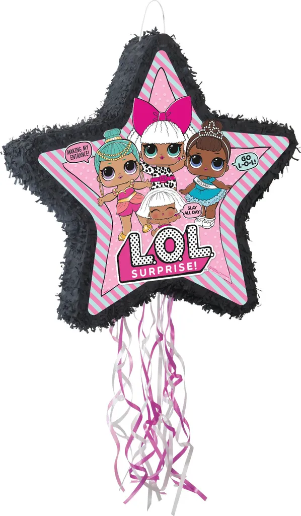 Piñata LOL Surprise pour animation de goûter d'anniversaire fille