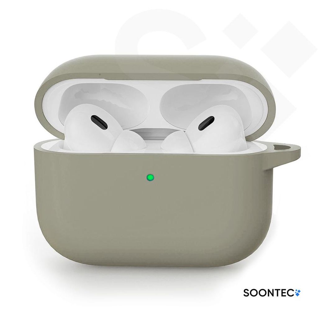 SOONTEC Kopfhörer-Schutzhülle Grau SOONTEC Hülle für AirPods Pro 3. Generation Case
