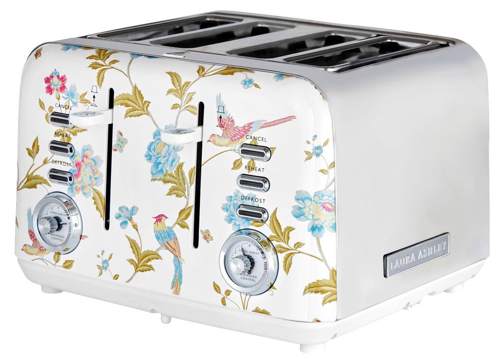 Grille-pain Laura Ashley 4 tranches avec réglage de Image du produit 