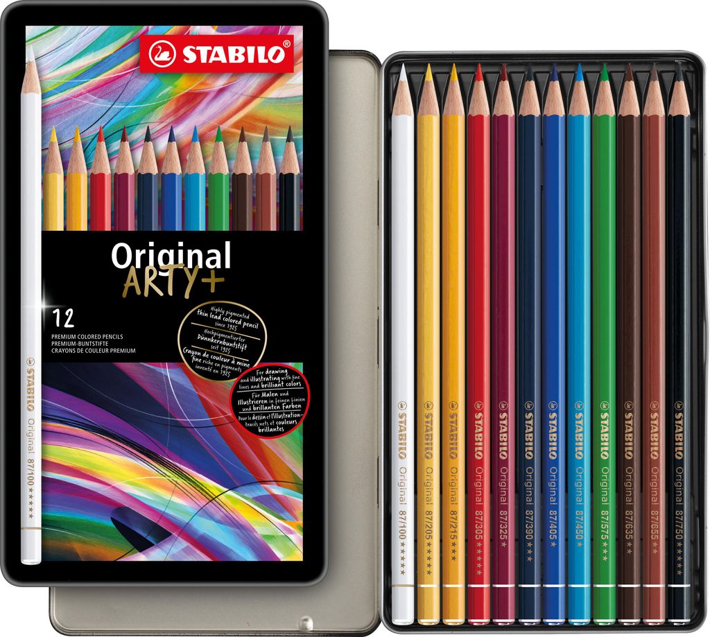 Premium-Buntstift - STABILO Original - 12er Metalletui - Produktbild 