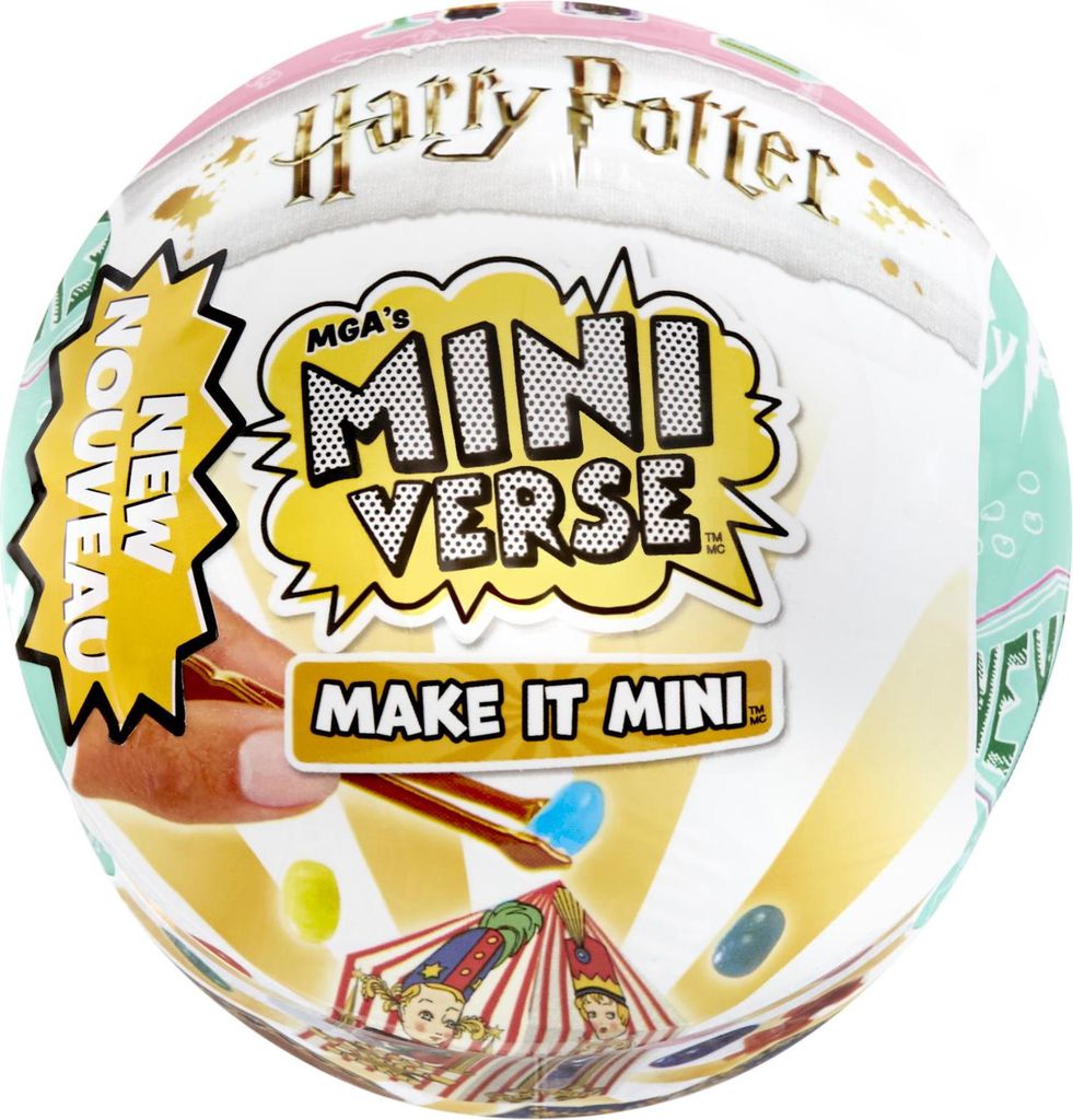 MGA's Miniverse Make It Mini Honeydukes - Harry Potter Mini-Sammlerstücke, Geheimnisvolle Blindverpackung, Kunstharz-Bastelspiel, Nachgebildete Le...