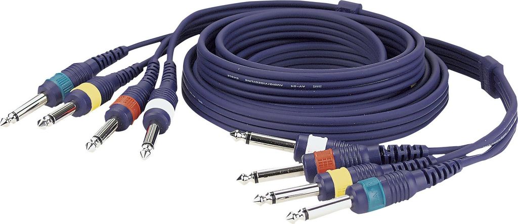 DAP FL20 - 4 mono Jack to 4 mono Jack 3 m