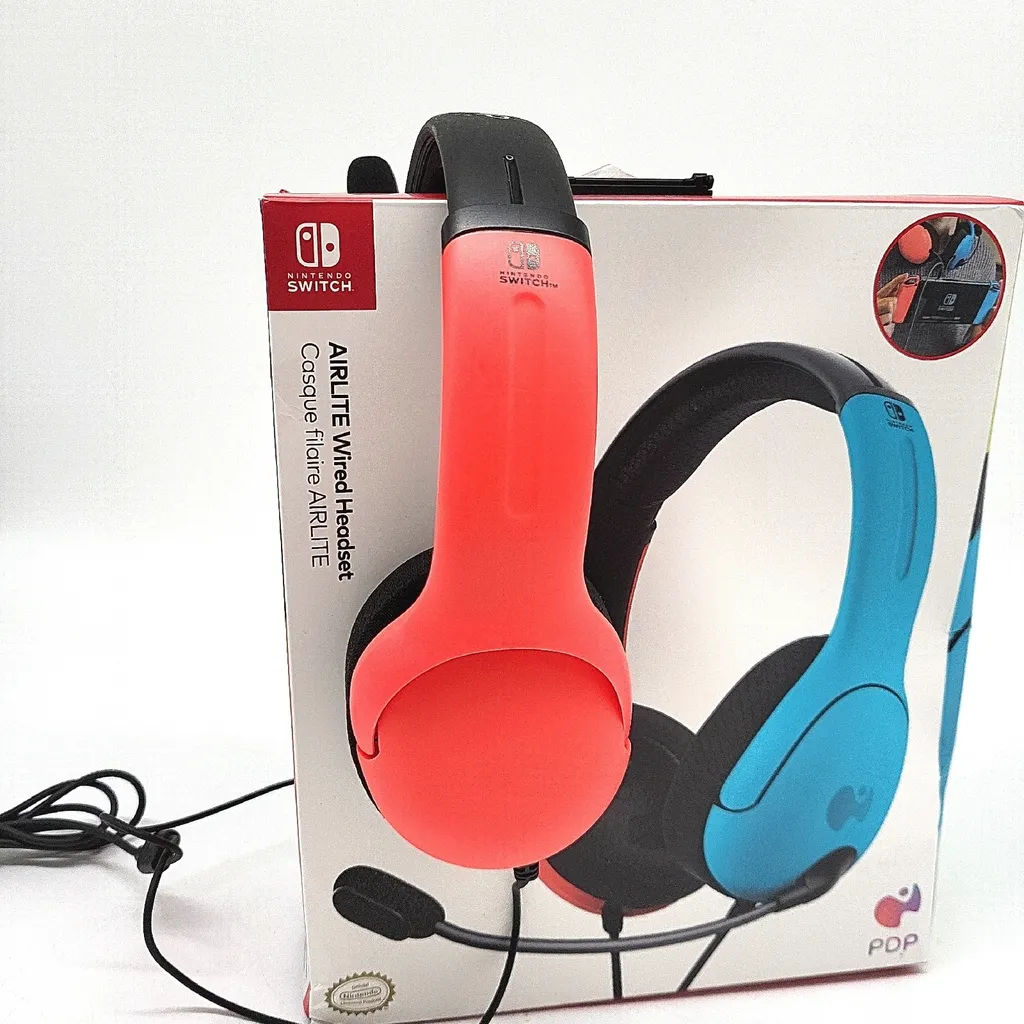 Casque Stéréo LVL40 PDP 500-162-EU-BLRD pour Nintendo Switch Bleu et Rouge - 18