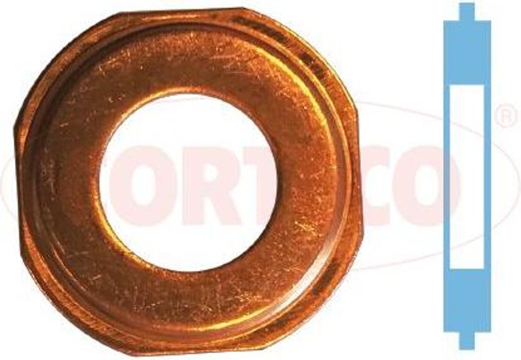 CORTECO 49430759 Dichtung, Injektorhalter OE 821776 kompatibel mit Astra G, Astra H, Astra J, Corsa C, Corsa D, Meriva, Zafira