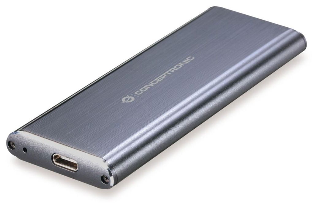 Conceptronic HDE01G M.2 SATA SSD-Gehäuse USB 3.2 Produktbild 