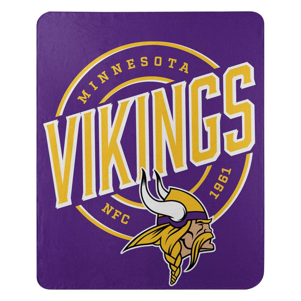 Minnesota Vikings NFL Campaign Fleece Decke