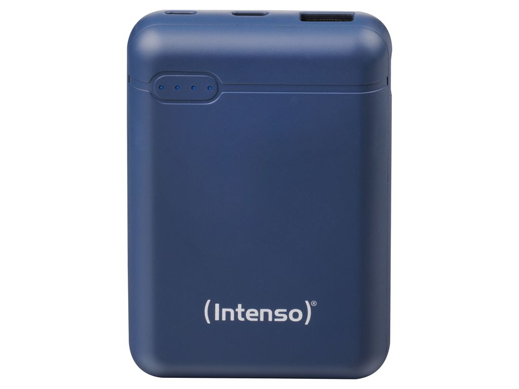 Intenso Powerbank XS10000, 10000mAh, USB-A/C, Blau Produktbild 